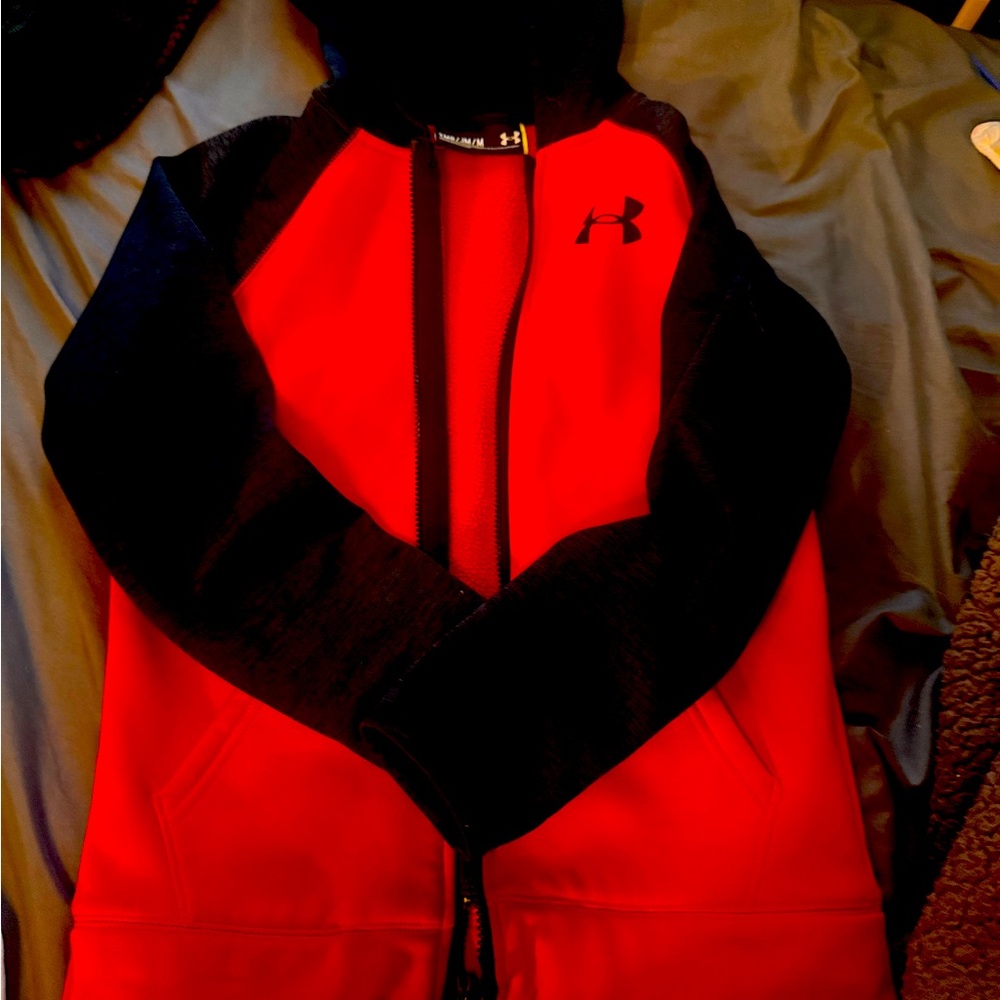 Youth Medium Under Armour zip up jacket